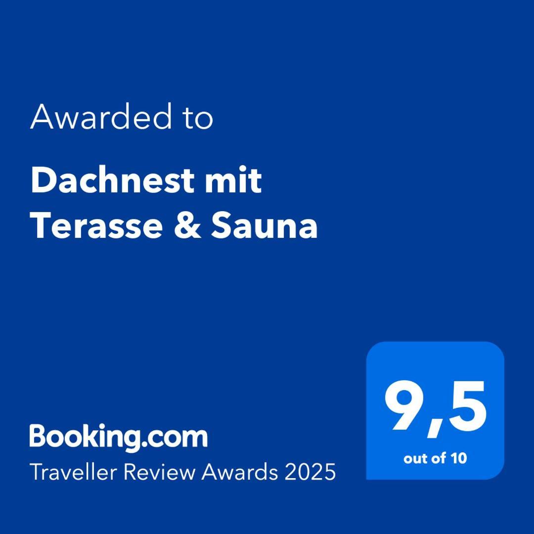 Dachnest Mit Terasse & Sauna Oerlinghausen Exterior photo